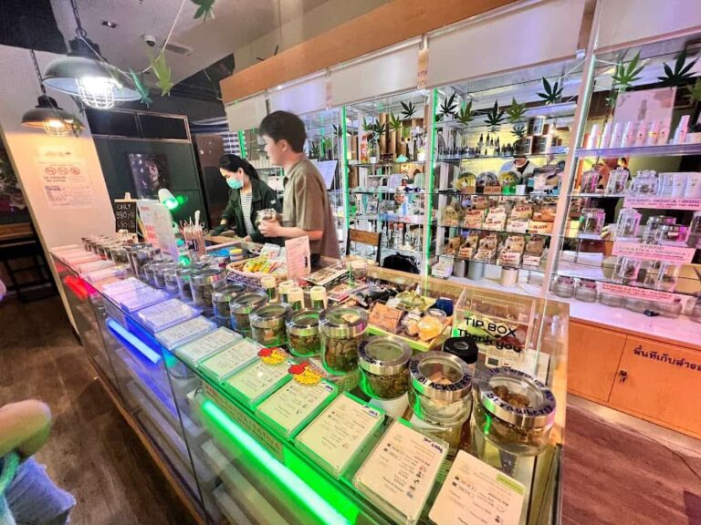 store with cannabis in pattaya