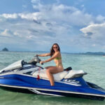 girl on jet ski tour phuket thailand