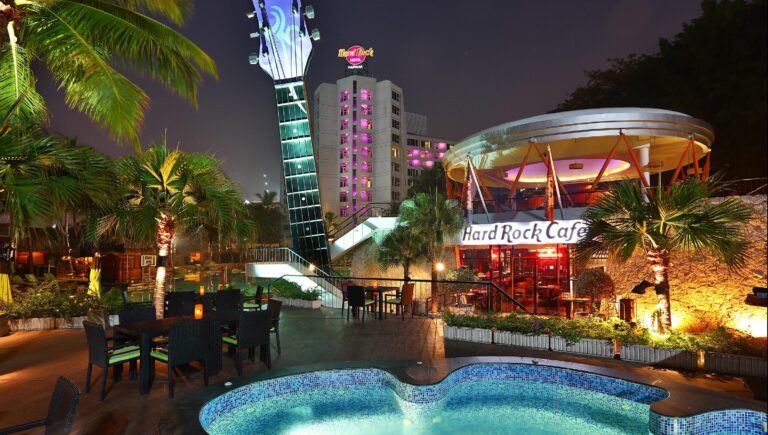 portrait photo of the hard rock cafe pattaya thailand