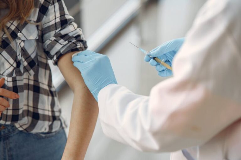 person getting a Vaccination Before Travel to Thailand