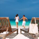 honeymoon in thailand couple on the beach